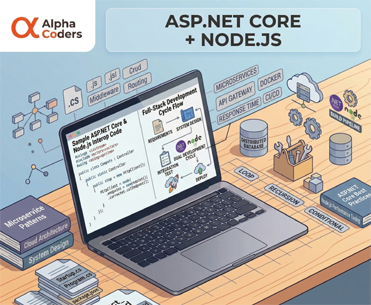 Full stack development training using ASP.NET Core and Node.js at AlphaCoders in Rohini, Delhi